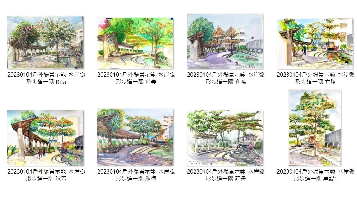 生活就在速寫畫裡-類高階