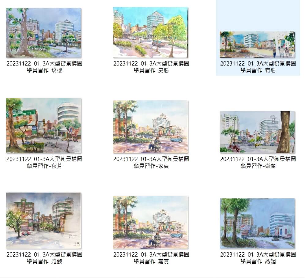 生活就在速寫畫裡-類高階